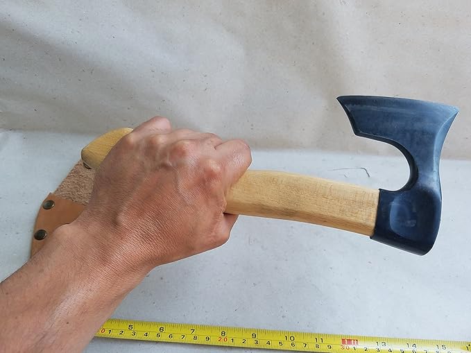 Mini Carving Bearded Axe with Sheath by mapsyst