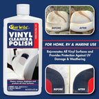 STAR BRITE Vinyl Cleaner, Polish & Protectant - Clean, Renew, Brighten & Protect All Vinyl Surfaces - Marine Grade Shampoo, Polish & UV Protection