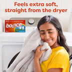 Bounce Fabric Softener Dryer Sheets, Free & Gentle, 200 Count - Packaging May Vary