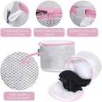 Mesh Bra Bags for Washing Machine, Lingerie wash Bags for Laundry