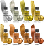 Liquid Gold Leaf Paint - Alcohol Based Fast Drying English Gold Liquid Leaf, 0.68 fl oz (20 ml)