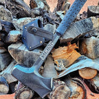 ESTWING Timber Titan - Black USA Made 16" Wood Splitting Maul with Forged Steel Construction & Shock Reduction Grip - EB-TT4