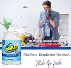 OdoBan Disinfectant Concentrate and Odor Eliminator, Made in the USA, Fresh Linen Scent, 2 Gallons
