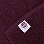 Utopia Towels 24 Pack Cotton Washcloths Set, 100% Ring Spun Cotton, Premium Quality Flannel Face Cloths, Highly Absorbent and Soft Feel Fingertip Towels, Burgundy