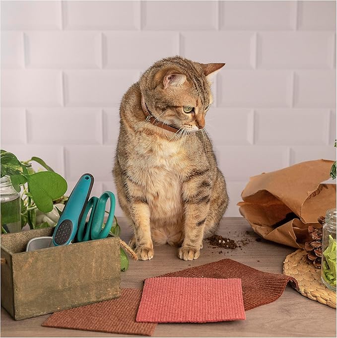 SUPERSCANDI 6 Pack Swedish Dishcloths for Kitchen - 100% Biodegradable & Compostable Reusable Paper Towels Washable, Food-Safe & Without Plastic - Dish Rags Suitable for Any Surface, Brown