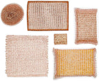 Redecker Copper Thread Pot Scrubber, Woven Copper Scouring Pads, 2 Pack Kitchen Scrubber for Pots Pans Sink Stove Stainless Steel, 3 in Diameter, Made in Netherlands