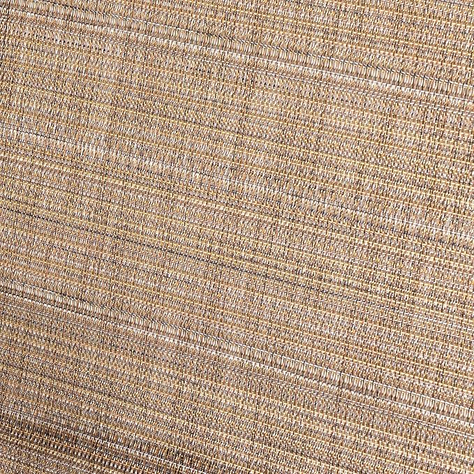 NUU GARDEN 3 Piece Outdoor Bistro Set, 2 Swivel Bistro Chairs and 20" Round Bistro Table, Patio Textilene Fabric, Powder-Coated Iron Frame, for Patio, Deck, Garden, Backyard, Black and Brown