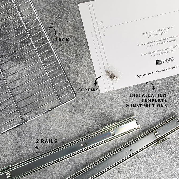 HOLDN’ STORAGE Pull Out Cabinet Organizer, Heavy Duty-w/Lifetime Limited Warranty -11”W x 18”D-Requires At Least 12-1/4” Cabinet Opening, Steel Metal Cabinet Drawers Slide Out, Chrome Finish