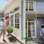 DOCA Telescoping Pole Attachment - Extension Pole for Cleaning, Feather Duster, Window Washing Kit, Paint Roller, Window Squeegee - High Reach Extendable Kit for Indoor & Outdoor - Squeegee Scrubber