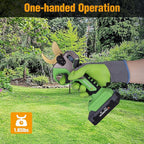 WORKPROX Electric Pruning Shears, 1.26" Cutting Diameter, Brushless Motor, SK5 Titanium-Coated Blades, 2Ah Battery Pruning Shears with LCD Display
