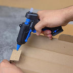 NEIKO 02660A Cordless Glue Gun, 15W Rechargeable Hot Glue Gun, 10 Glue Sticks Included, Wireless Anti Drip Nozzle Mini Glue Gun with Stand for Arts and Crafts, Mini USB Charging Port, Insulated Nozzle