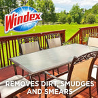 Windex Outdoor Window and Glass Cleaner for Hose Ammonia Free, Concentrated Formula for Deep Outdoor Clean, Patio Cleaner, Compatible With All Hoses, 32 Fl Oz (Pack of 2)
