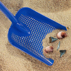 Sand Dipper Treasure Shovel Digger Sifter - Tough Plastic Shovel for Beach, Chicken Coop Poop, Goat Stall Cleaning, and Backyard Barns