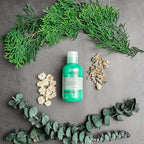 Anthony Mens Body Wash and Shampoo: Invigorating Rush 2-In-1 Liquid Gel Soap & Hair Shampoo, Pine Wood Scent, Hydrating with Eucalyptus, Canadian Balsam, Birch Leaf, Charcoal, Sea Kelp, 3.4 Fl. Oz