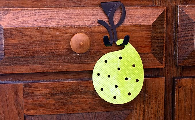 Vegetable Scrubber Brush : Double Sided Fruit and Vegetable Scrubber - Multi Use: Potato Scrubber - Carrot Brush - Trivet - Jar Opener by Cestari Kitchen