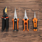 5 pack Garden Pruning Shears Stainless Steel Blades, Handheld Scissors Set with Gardening Gloves,Heavy Duty Garden Bypass Pruning Shears,Tree Trimmers Secateurs, Hand Pruner (Classic)