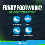 FunkAway Odor Eliminating Spray for Shoes, Skates, Work Boots & More, 8 oz., 4 Pack, Extreme Odor Eliminator, Perfect for Stinky Stuff You Can't Put in the Wash