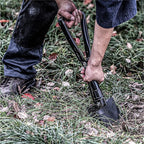 18'' Military Folding Camping Shovel, Offroad Survival High Carbon Steel Shovel (Black) AugTouf by toolant