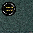 Scouring Pad Non-Scratching Scrubber Non-Scratch Cleaning Scrub Pads Heavy Duty Scouring Pad Reusable Kitchen Scrubbing Pad Pack of 33 Green, by Superio