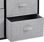 Amazon Basics Closet Organizer with 5-Fabric Storage Drawers for Bedroom, Living Room, Black